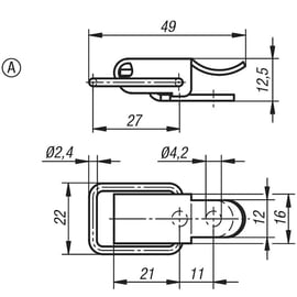 Sauterelle genouillere 05531 - 250 N