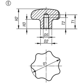 Bouton étoile 06194 - M10