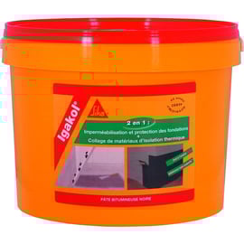 Pâte d'étanchéité IGAKOL - 25 kg - noir
