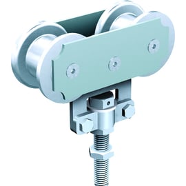 Monture à 2 galets acier fixation sur chant SPORTUB