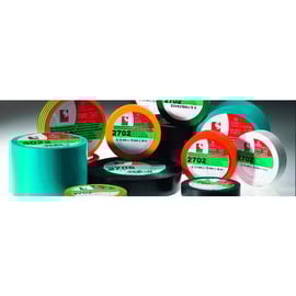 Ruban adhésif électrique 6022 - 25 mètres x 19 mm - multi-teintes - lot de 10