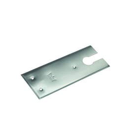 Plaque de recouvrement pour pivot de sol BTS 84 inox brossé