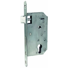 Serrure à larder 1 point inox 304 clé I axe 50 mm