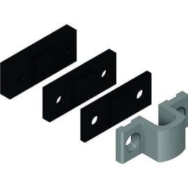 Gâche haute DS6376 pour verrou pêne diamètre 8 mm