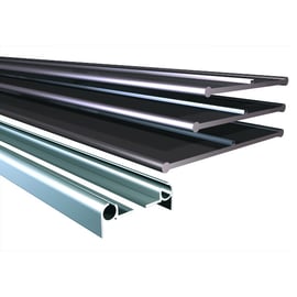 Profil support aluminium pour fixation de joints pour battement d'étanchéité