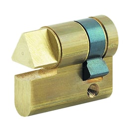 Demi-cylindre pompier à triangle affleurant 30 x 10 mm triangle de 14 mm
