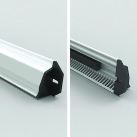 Grille d'entrée d'air autoréglable extérieure 471 aluminium