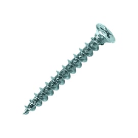 Vis PVC plastique tête fraisée Phillips® Zingué