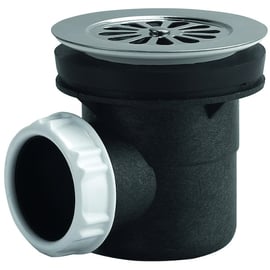 Bonde receveur de douche Ø 60mm à grille sortie horizontale