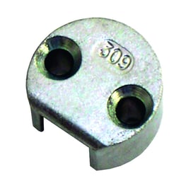 Gâche de tringle simple à entailler bois 0-0309--00-0-1