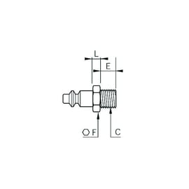 Embout pour coupleur pneumatique 0187 05