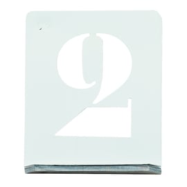 Chiffre à pocher écriture capitale 0 à 9