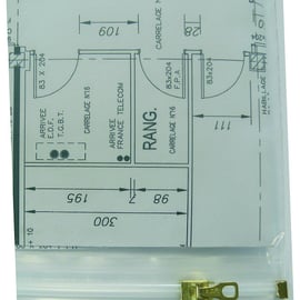 Housse de plan avec fermeture à glissière