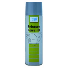 Peinture haute température NOIRE HT aérosol - mat - 500 mL