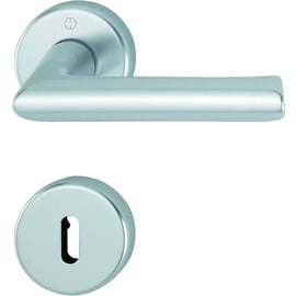 Ensemble sur rosace CONFLUENCE argent F1 clé L