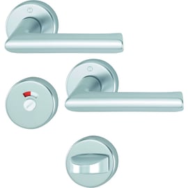 Ensemble sur rosace CONFLUENCE argent F1