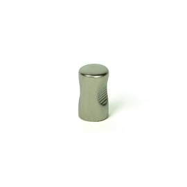 Bouton de meuble CARTHAGENE acier nickelé mat - gris