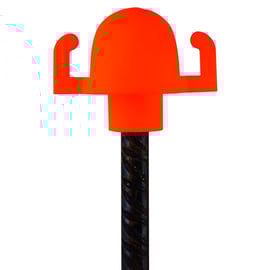 Embout de sécurité - orange fluo - 40 mm - 100