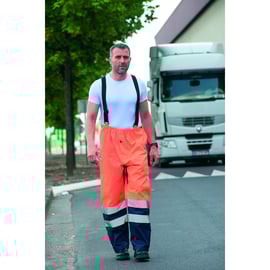 Pantalon haute visibilité POLARIS orange/marine
