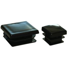 Embout rentrant à ailettes carré noir