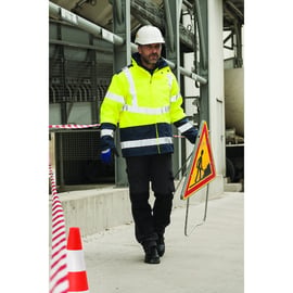 Parka haute visibilité 4 en 1 SIRIUS jaune/marine