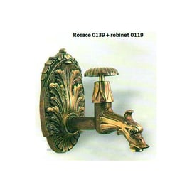 Rosace 1/2" ovale pour robinet