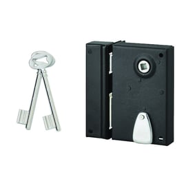 Serrure en applique  verticale à fouillot