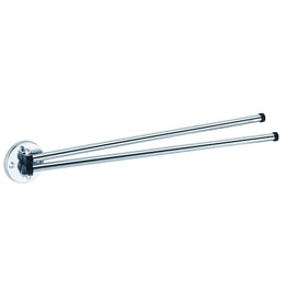 Porte-serviette 2 barres mobiles - 430 mm