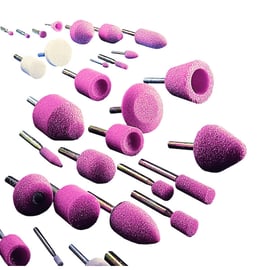 Meule sur tige PREMIUM 52A-11 - 22 x 50 mm - 6 x 40 mm - Grain 46