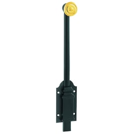 Verrou à plaquer VBF2 boîte fonte et bouton laiton