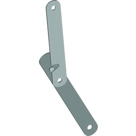 Compas d'arrêt sans équerre ni plaquette longueur 300 mm droite