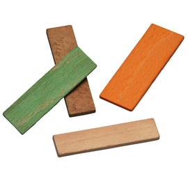Cales de vitrage bois hêtre 28 X 70 mm