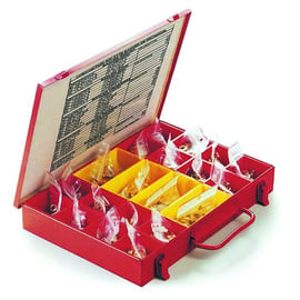 Mallette de bagues pour paumelle menuiserie bois 746 pièces