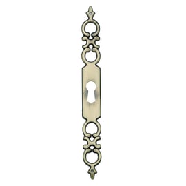 Entrée de meuble rustique zamak vieux bronze hauteur 140 mm