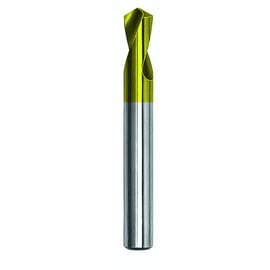 Foret à centrer 0896 HSS-E Cobalt angle 120° - Revêtement TiN - Diamètre du corps : 6 mm - Longueur totale : 66 mm