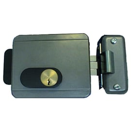 Serrure électrique en applique réversible 700511-01-1A  à cylindre double