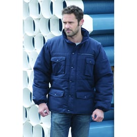 Blouson MOKA SLEEVES bleu