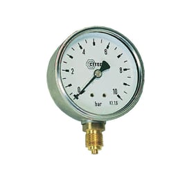 Manomètre série 7110 - G1/2" - D100 - inox - type 7111 - 16 bar - 000403022