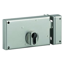 Serrure horizontale à crochet pour cylindre européen