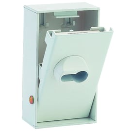 Boîte à clés en applique pour cylindre européen blanc