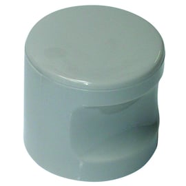 Bouton de meuble à encoche nylon MK79 blanc