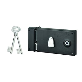 Serrure en applique horizontale à fouillot avec clés à chiffre