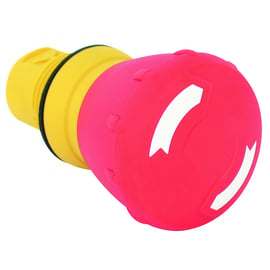 Tête de bouton d'arrêt d'urgence 800F - plastique - 22 mm - D30