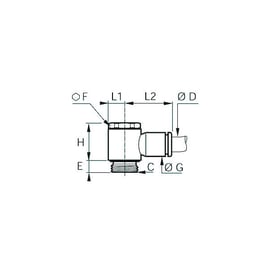 Raccord instantané banjo simple 3118