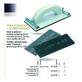 Cale à poncer 441220 - 110 x 220 mm