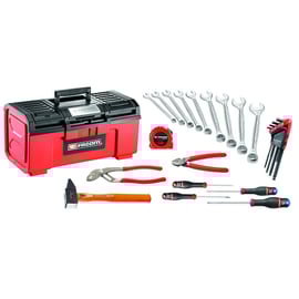Boîte plastique avec composition d'outils CM.26BPC19PF - 26 outils