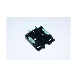 Embase intermédiaire seule série 307 - inox - Taille orifice : 2 mm