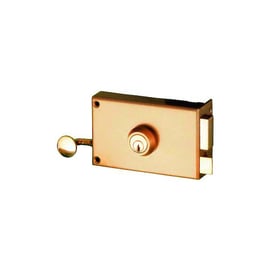 Serrure en applique horizontale à tirage VEGA à cylindre rond