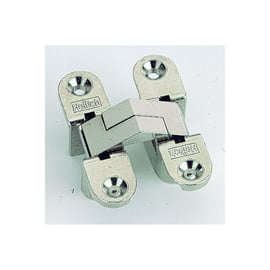 Charnière universelle à fraiser 44797 nickelé