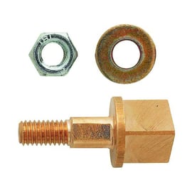 Triangle adaptable sur fouillot de serrure épaisseur 14 mm carré de 7 mm et triangle de 14 mm